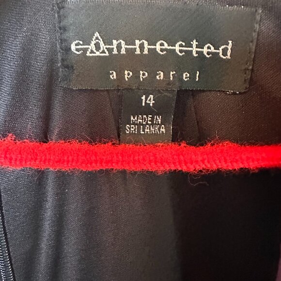 D-6 Connected Apparel Purple wine country printed sleeveless dress size14 - Picture 3 of 6